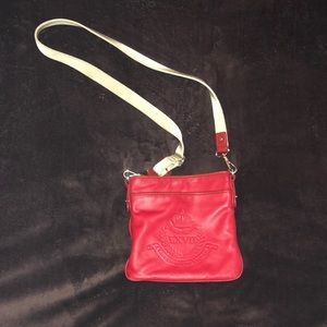 Lauren Ralph Lauren Red Crossbody Purse